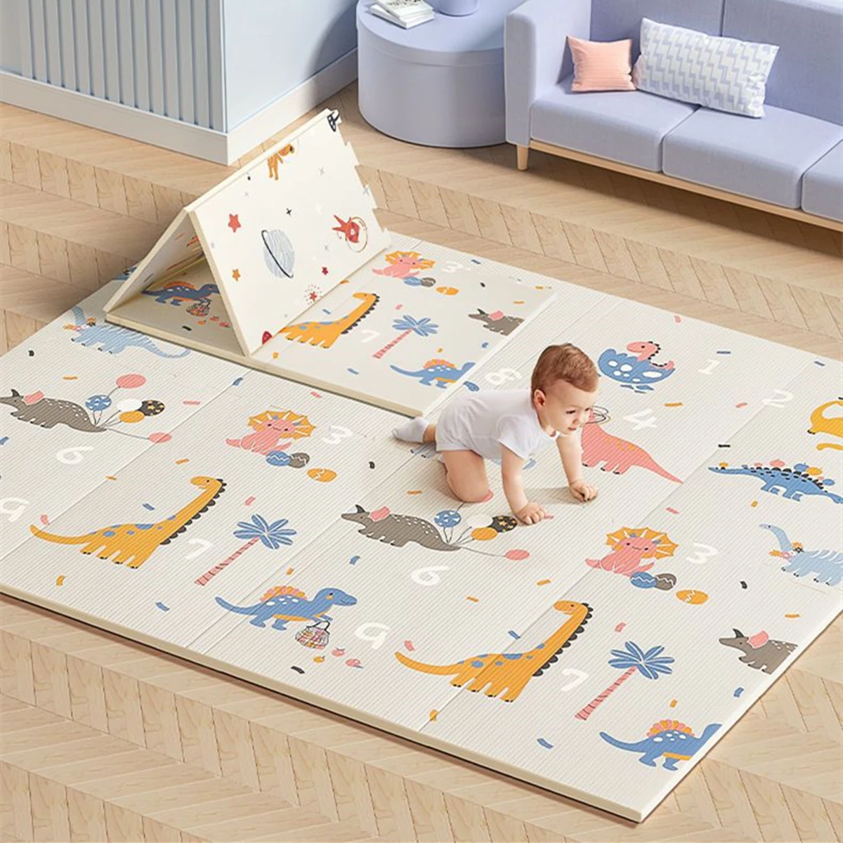 Tapete infantil dobrável, não  - Baby Nursery Game avaliação e preço