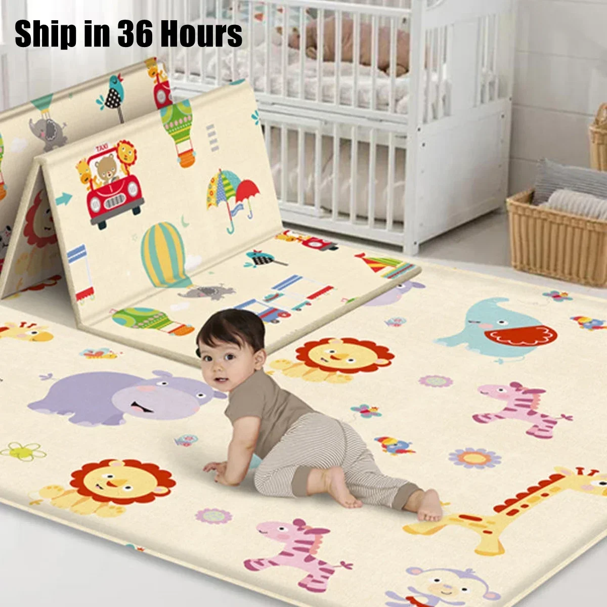 Tapete infantil dobrável, não  - Baby Nursery Game avaliação e preço