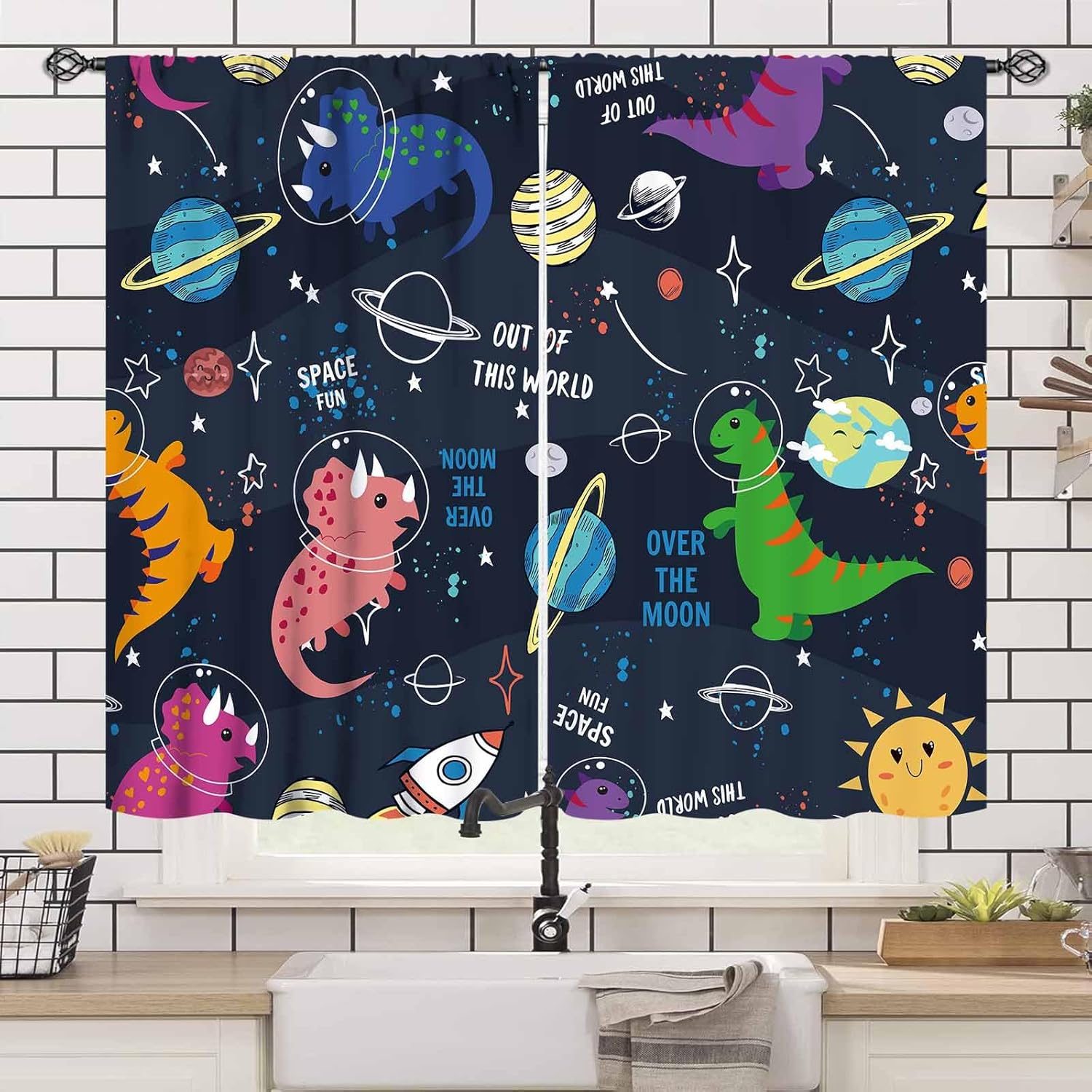 Cortinas de dinossauro para qu - Baby Nursery Themes Boy avaliação e preço