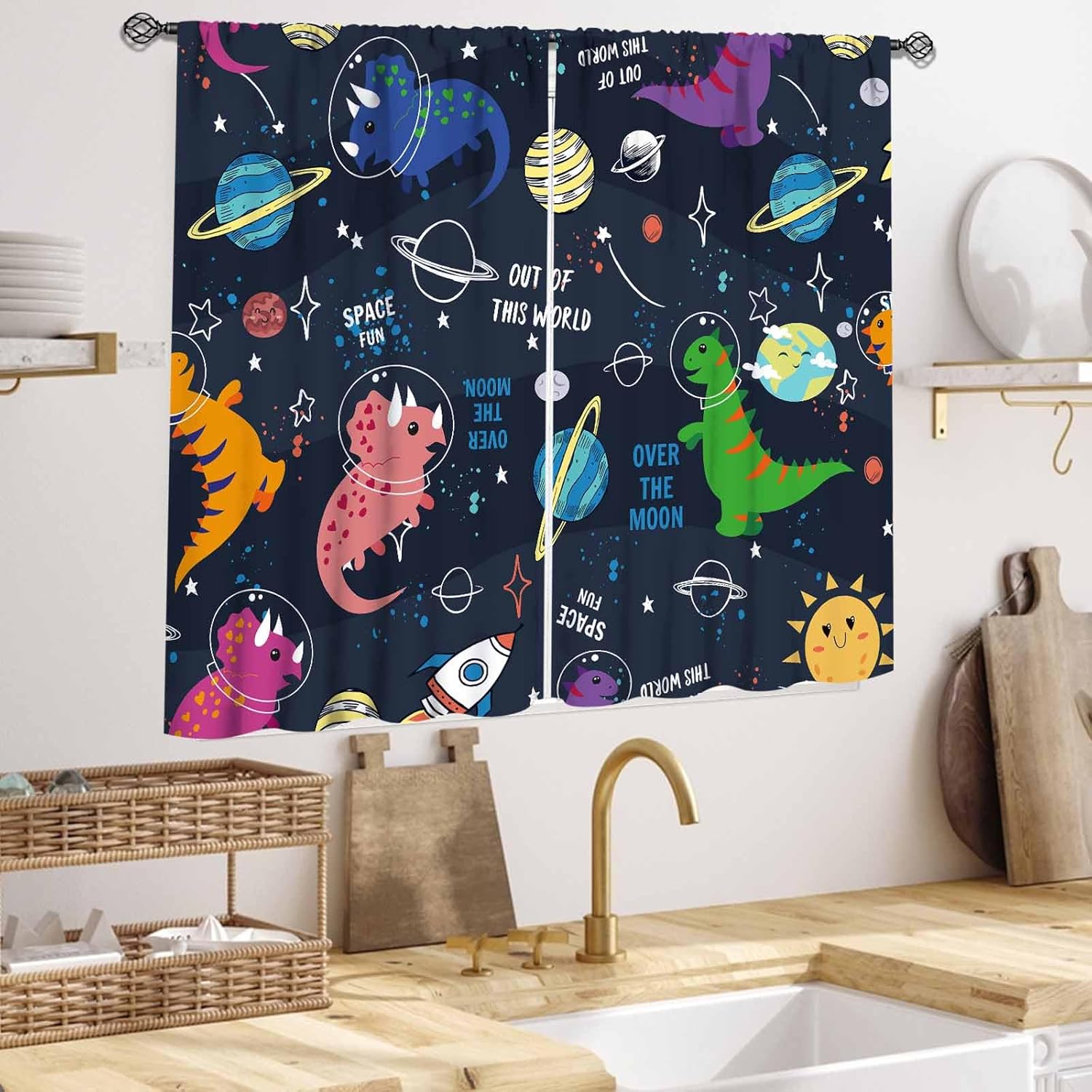 Cortinas de dinossauro para qu - Baby Nursery Themes Boy avaliação e preço