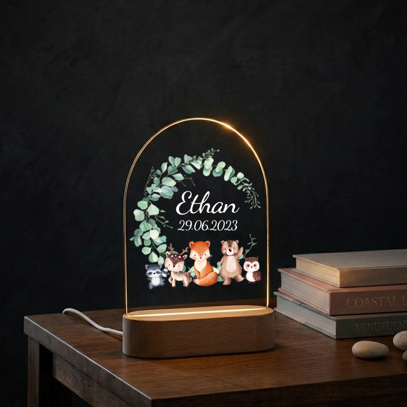 Luz Noturna Personalizada para - Baby Nursery Light avaliação e preço